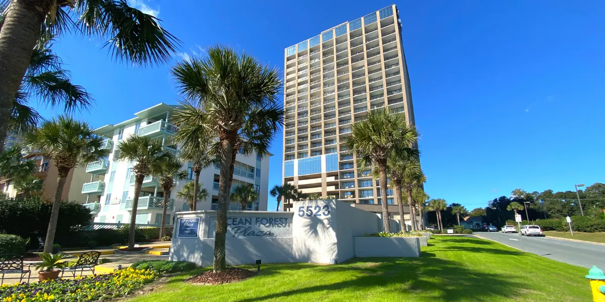Ocean Forest Plaza tower on Ocean Boulevard