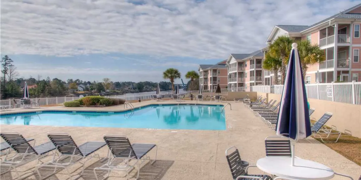 Waterway Village condominiums beside the Intracoastal Waterway