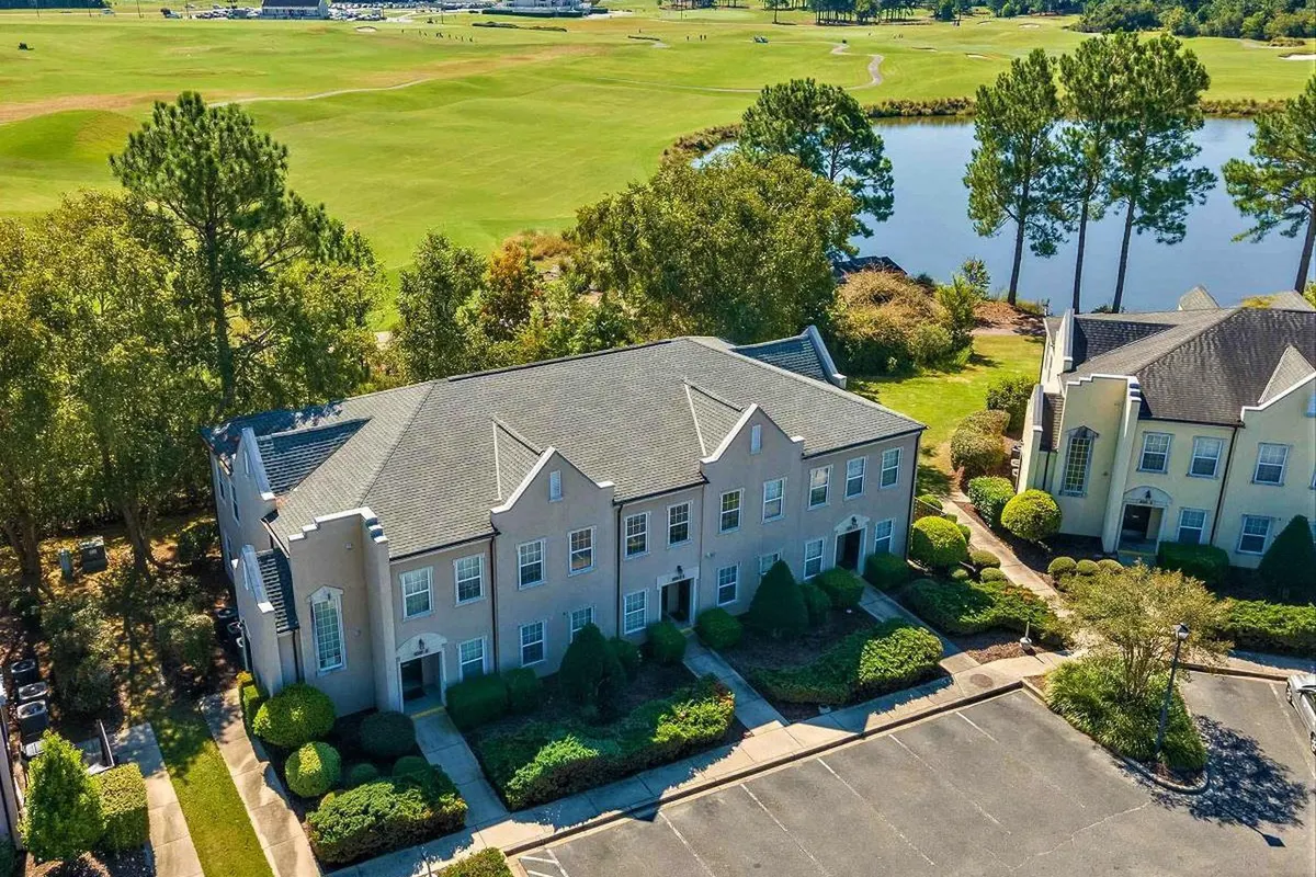 Villas at The Legends looking out over the fairways and a lake