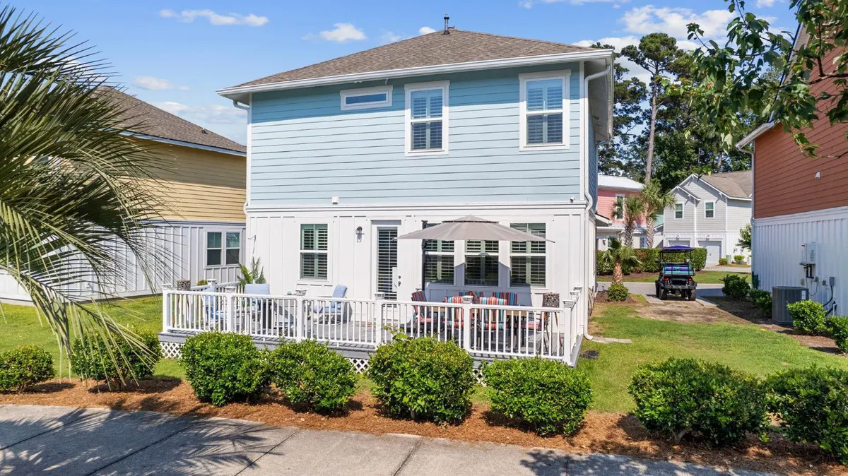 An elevated beach home at The Cloisters at Myrtlewood